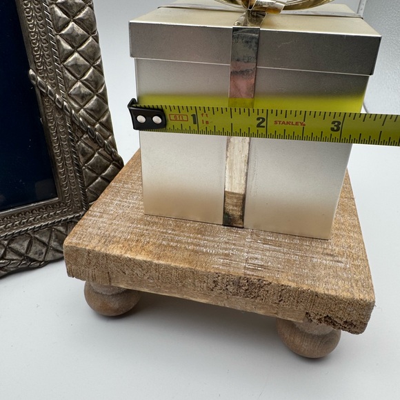 Vintage Godinger Elegant Silver Photo Frame and Candle Holder - Picture 12 of 15